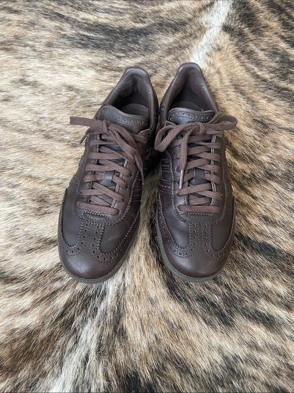 adidas Samba Brogue Brown Leather Sneakers W 8 - 8.5 / M 7
